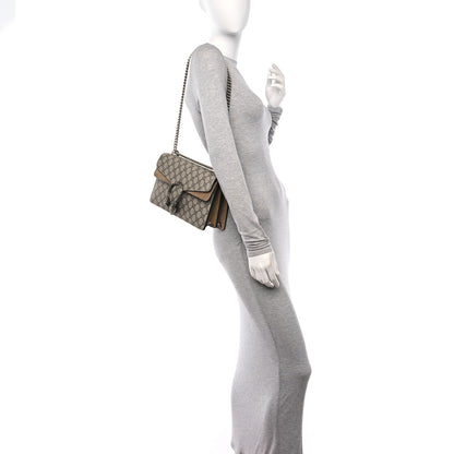 Gucci GG Supreme Monogram Small Dionysus Shoulder Bag Taupe 2 of 13
