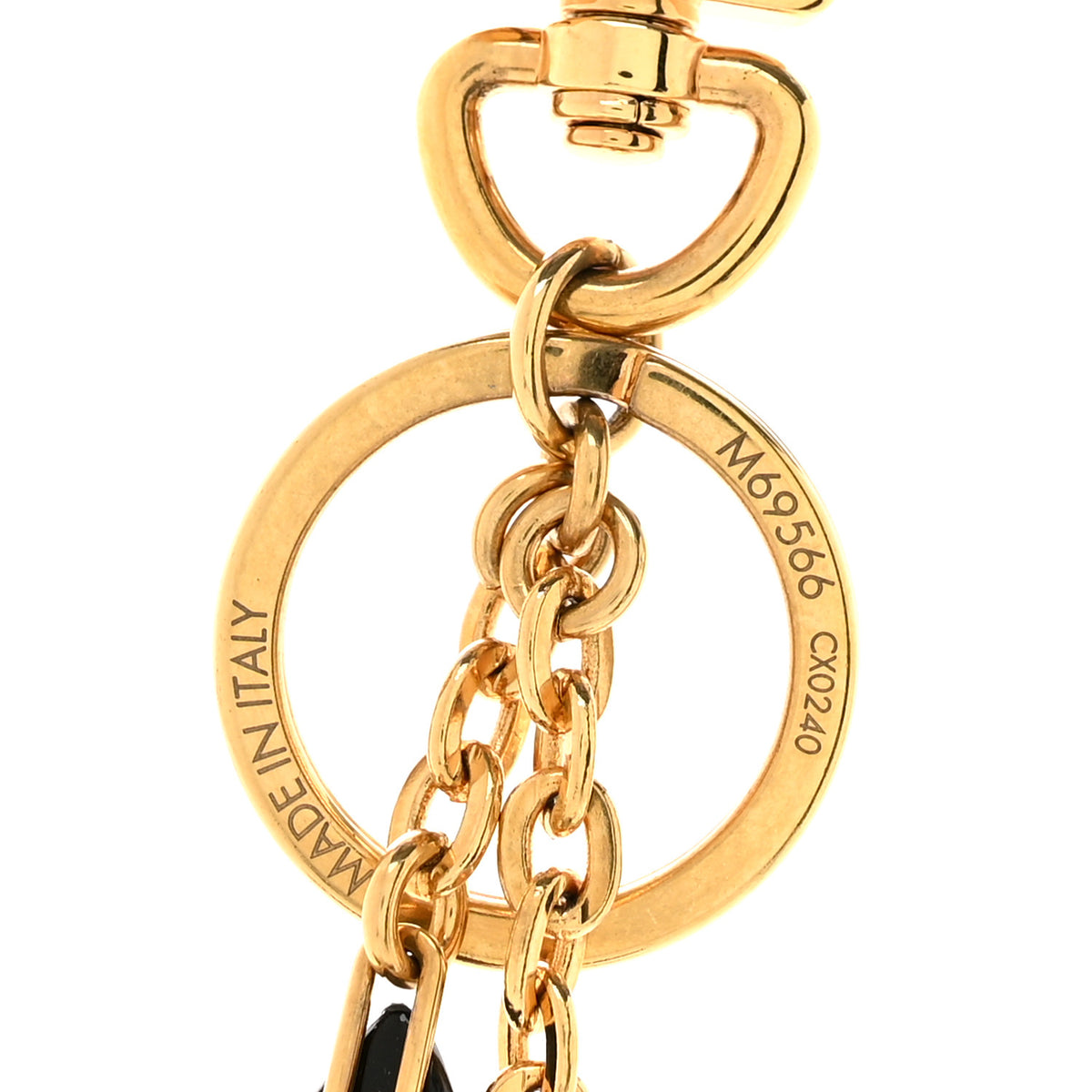 Louis Vuitton Monogram Epi Blooming Flowers Bag Charm Key Holder White 4 of 5
