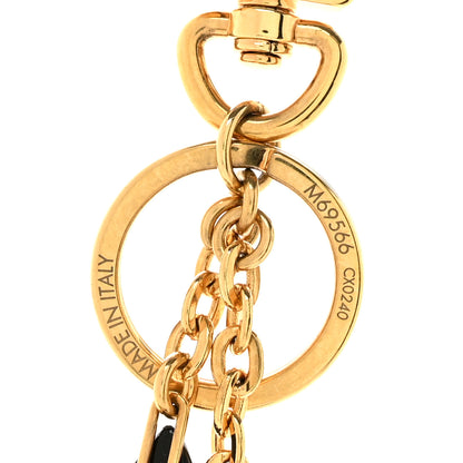 Louis Vuitton Monogram Epi Blooming Flowers Bag Charm Key Holder White 4 of 5