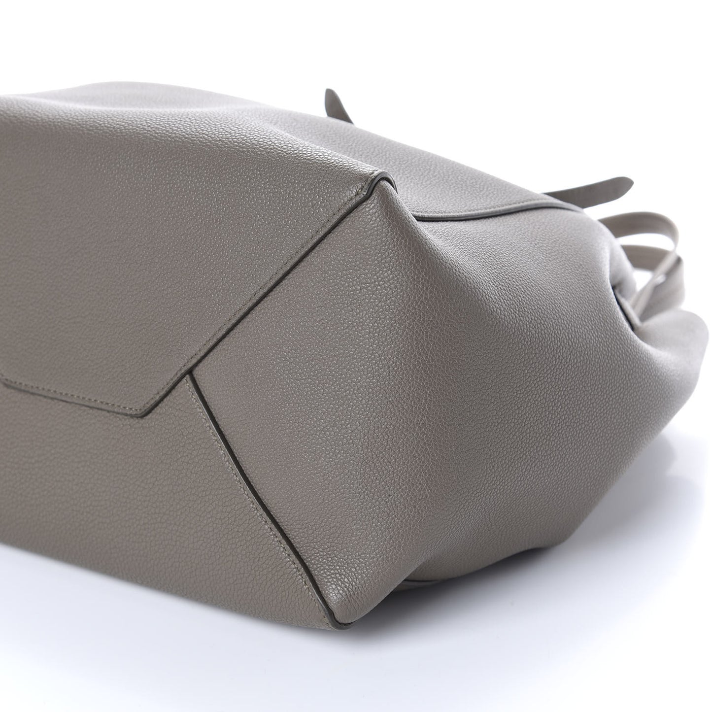 Soft Grained Calfskin Medium Belt Cabas Phantom Taupe