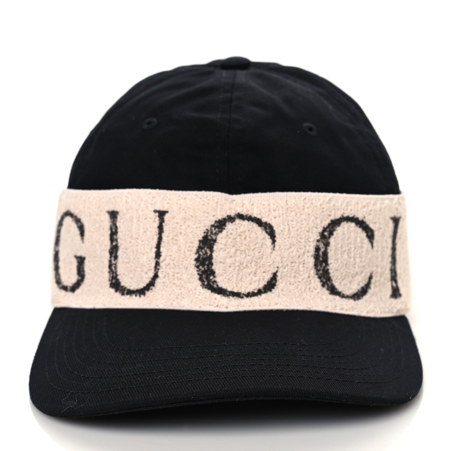 Gucci Gabardine Gucci Headband Baseball Hat M Black 2 of 7