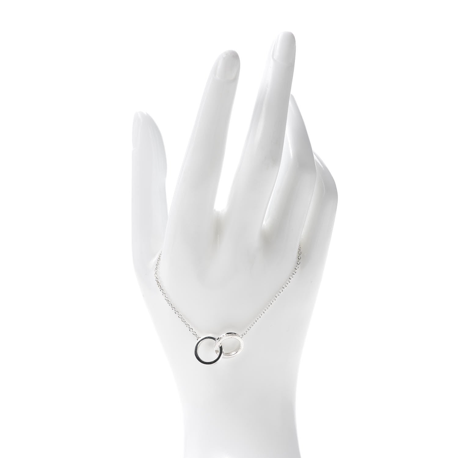 Tiffany Sterling Silver 1837 Interlocking Bracelet 2 of 5