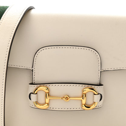 Gucci Azalea Calfskin Web Mini Horsebit 1955 Shoulder Bag Mystic White 8 of 10