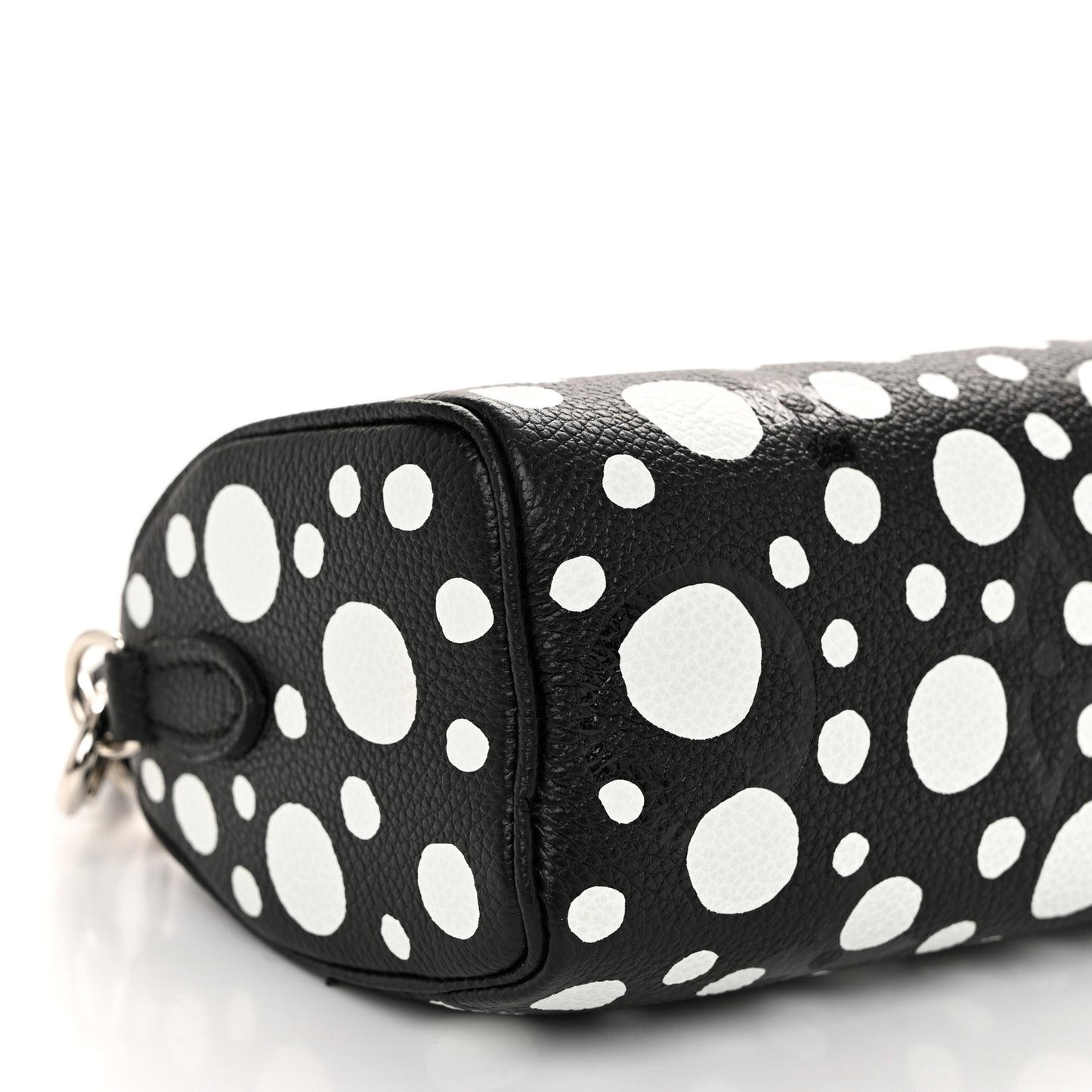LV X YK Empreinte Infinity Dots Nano Speedy Bandouliere Black White
