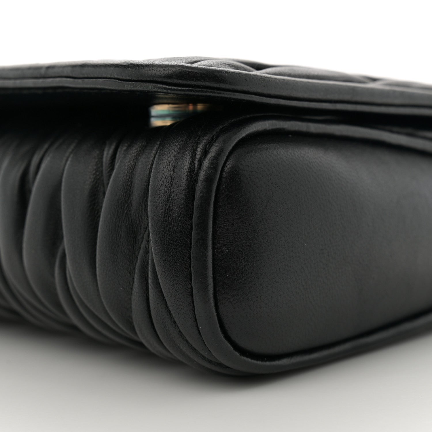 Miu Miu Nappa Matelasse Crossbody Black 10 of 11