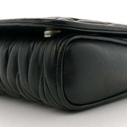 Miu Miu Nappa Matelasse Crossbody Black 10 of 11
