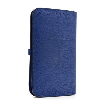 Hermes Togo Dogon Duo Wallet Bleu Electrique 4 of 12