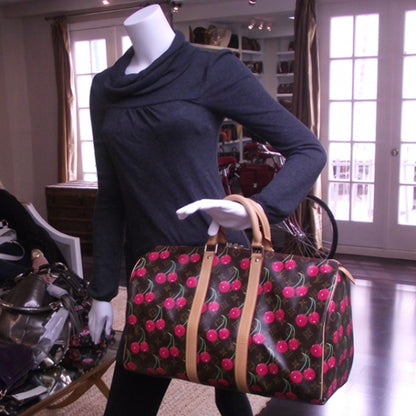 Louis Vuitton Monogram Cerises Keepall 45 2 of 9
