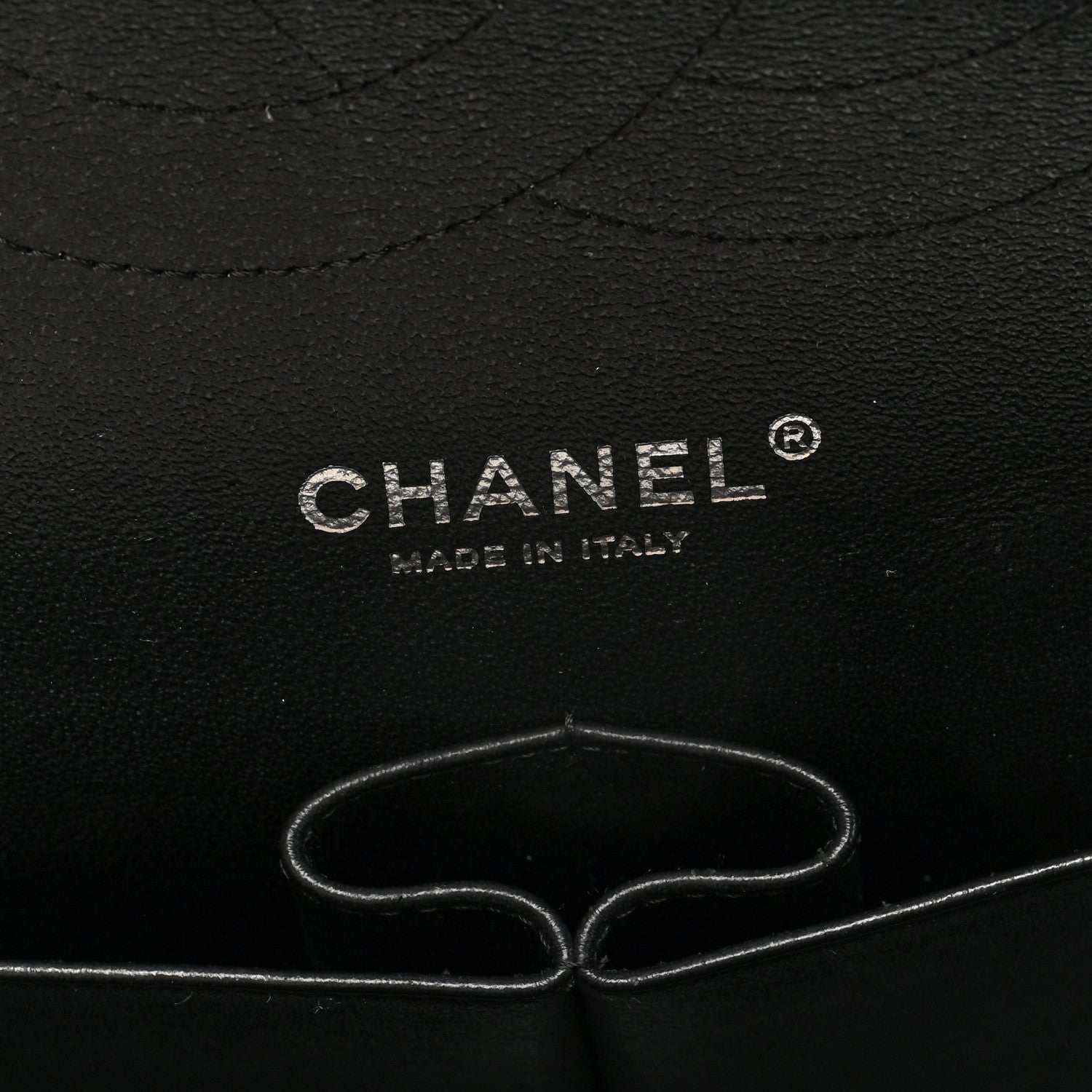 Chanel Lambskin Chevron Quilted Jumbo Double Flap Black 6 of 10