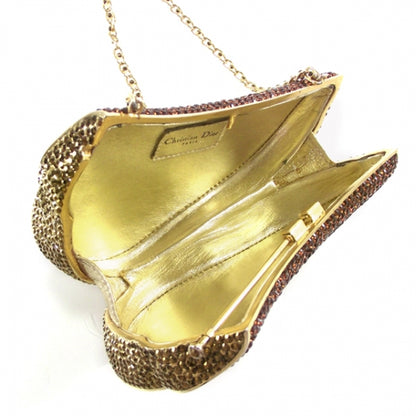 Christian Dior Jeweled Crystal Saddle Evening Bag 5 of 6