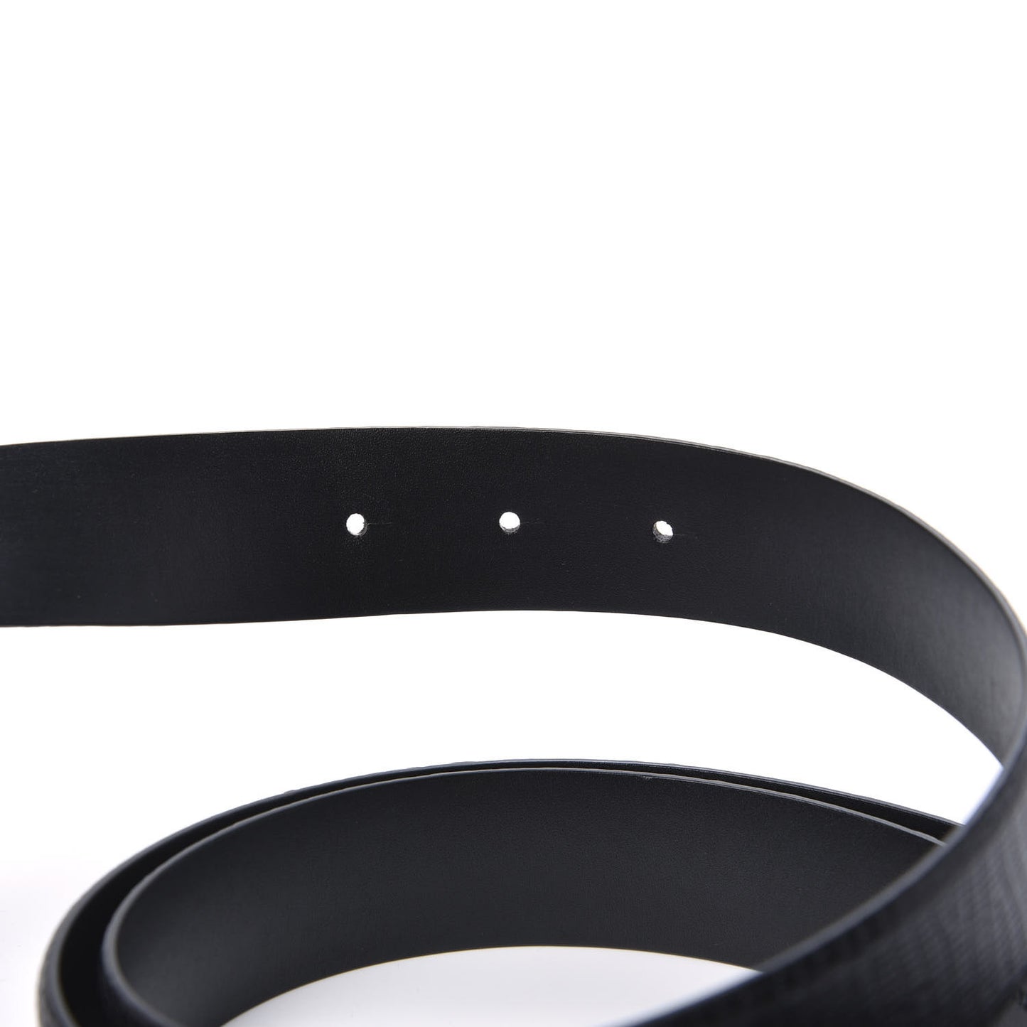 Lizard Embossed Calfskin Gripoix Poured Glass Along The Nile CC Belt 110 Black