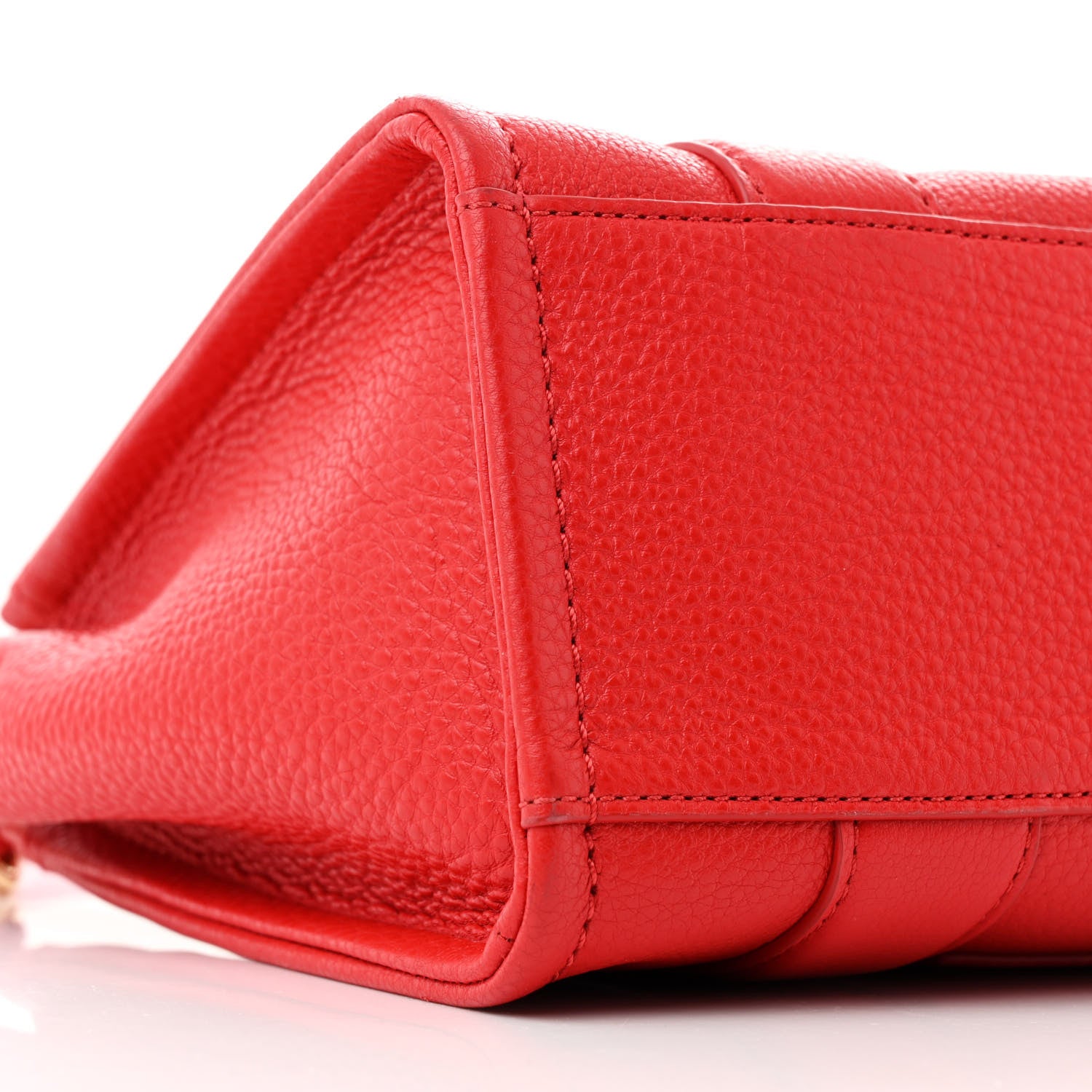 Marc Jacobs Grained Calfskin Mini The Tote Bag Red 10 of 14