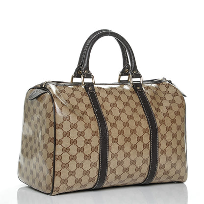 Gucci Crystal Monogram Medium Joy Boston Dark Brown 3 of 5