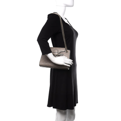 Gucci Guccissima Small Emily Chain Shoulder Bag Storm Grey 2 of 13