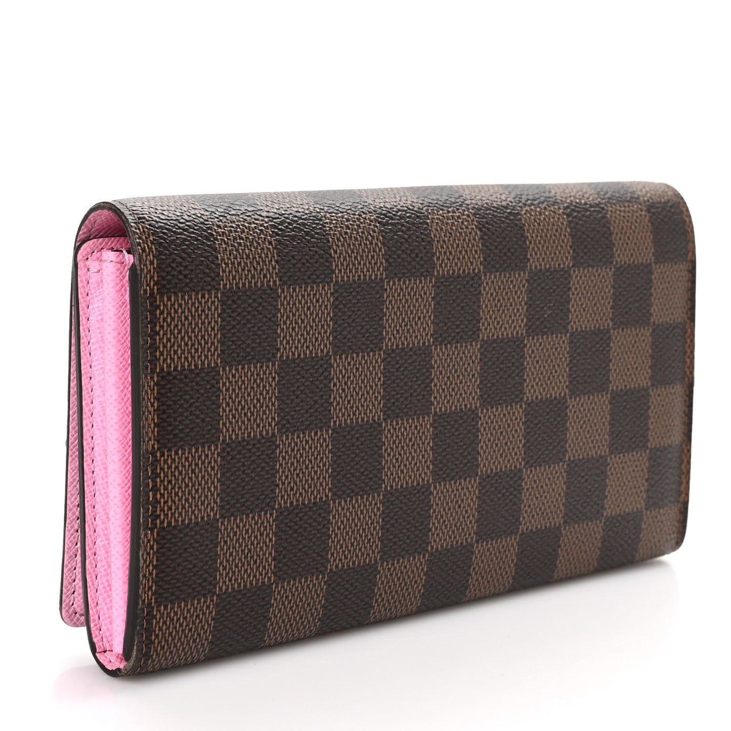 Damier Ebene 2023 Christmas Animation Ice Skating Sarah Wallet Pink