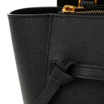 Celine Grained Calfskin Nano Belt Bag Black 11 of 12