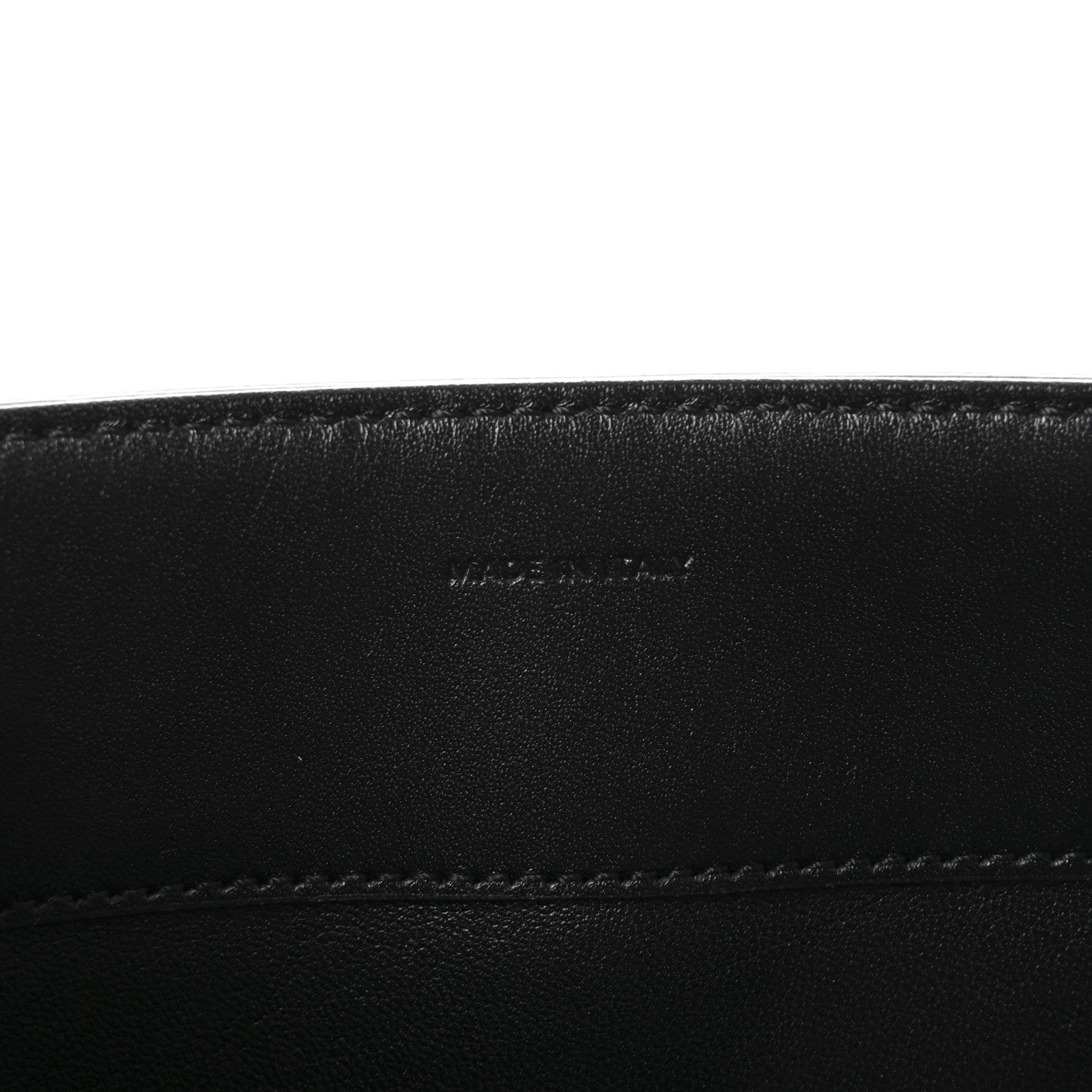 Celine Satinated Calfskin Medium 16 Top Handle Bag Black 7 of 11