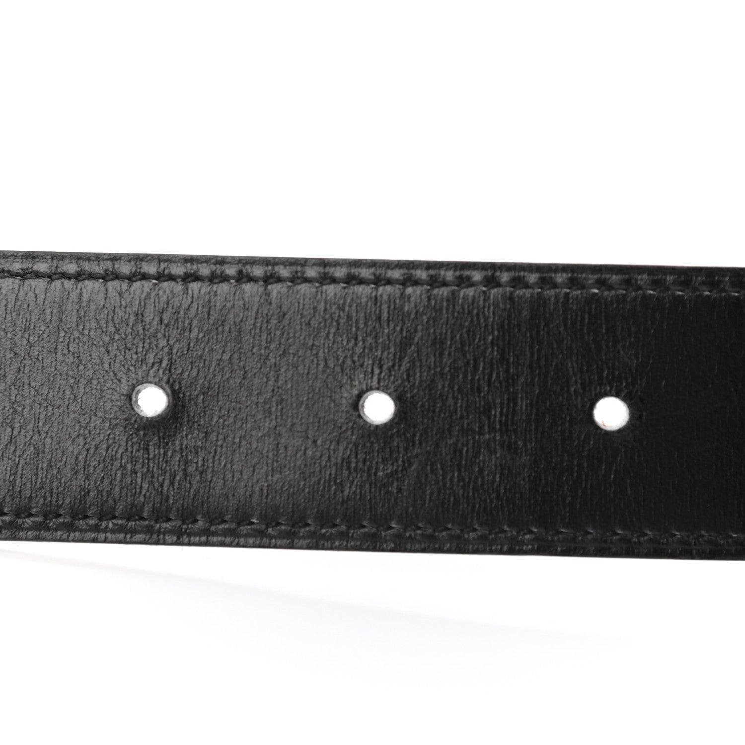 Hermes Box Togo 32mm Belt Strap 75 Black Gold 4 of 5