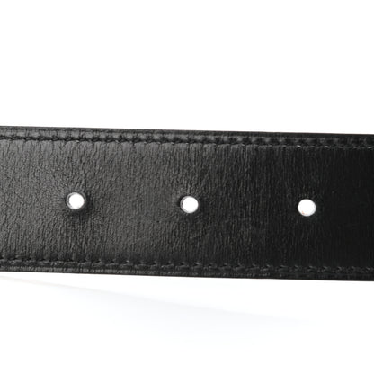 Hermes Box Togo 32mm Belt Strap 75 Black Gold 4 of 5