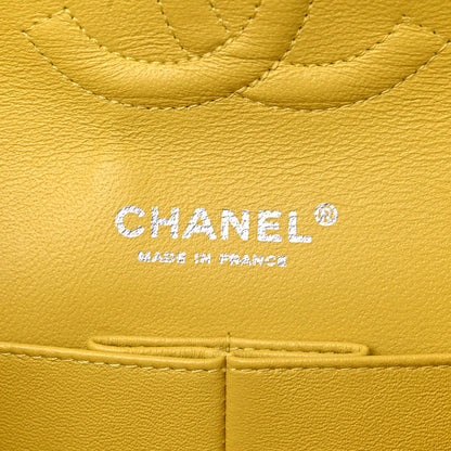 Chanel Lambskin Quilted Medium Double Flap Yellow 5 of 16