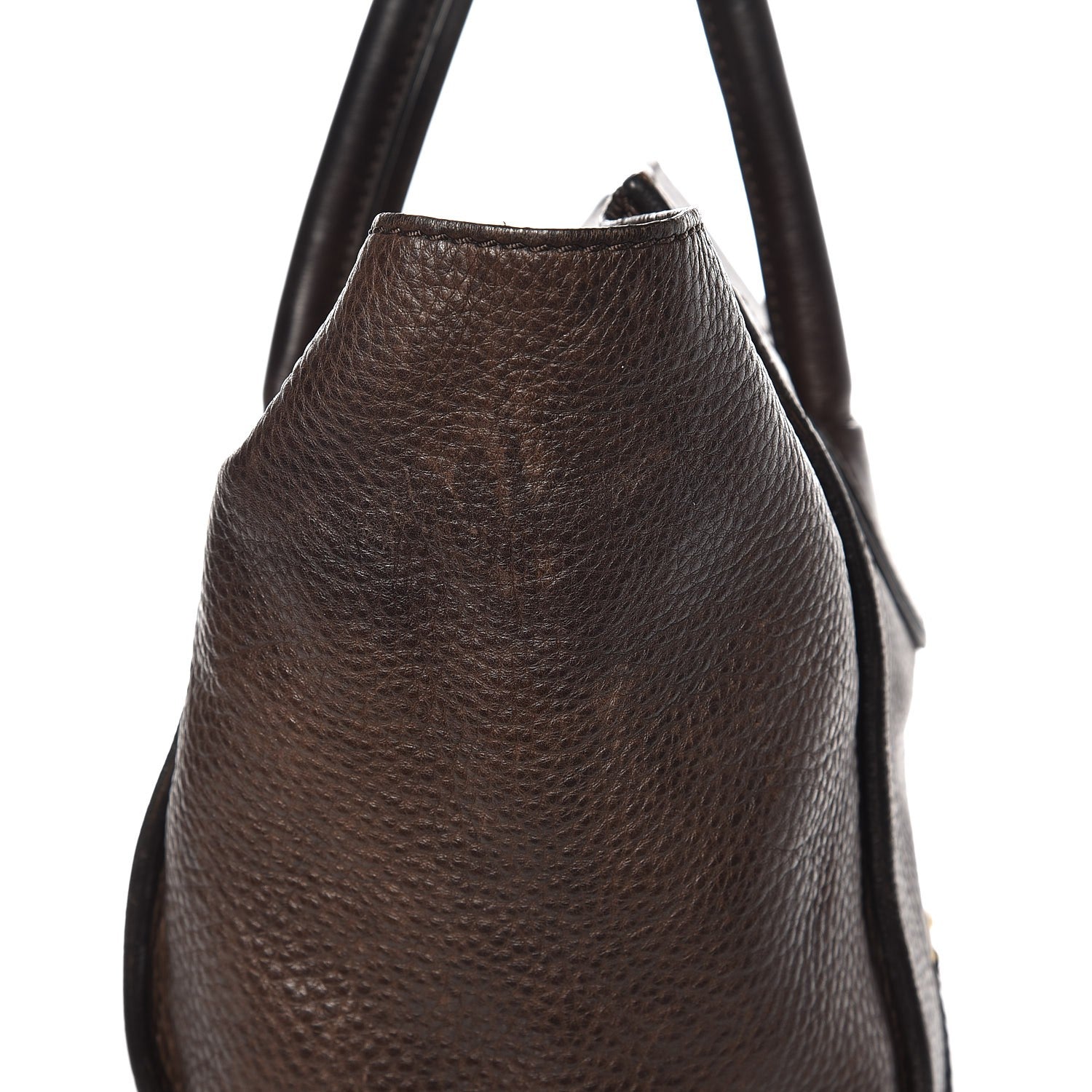 Celine Pebbled Calfskin Mini Luggage Brown 13 of 16