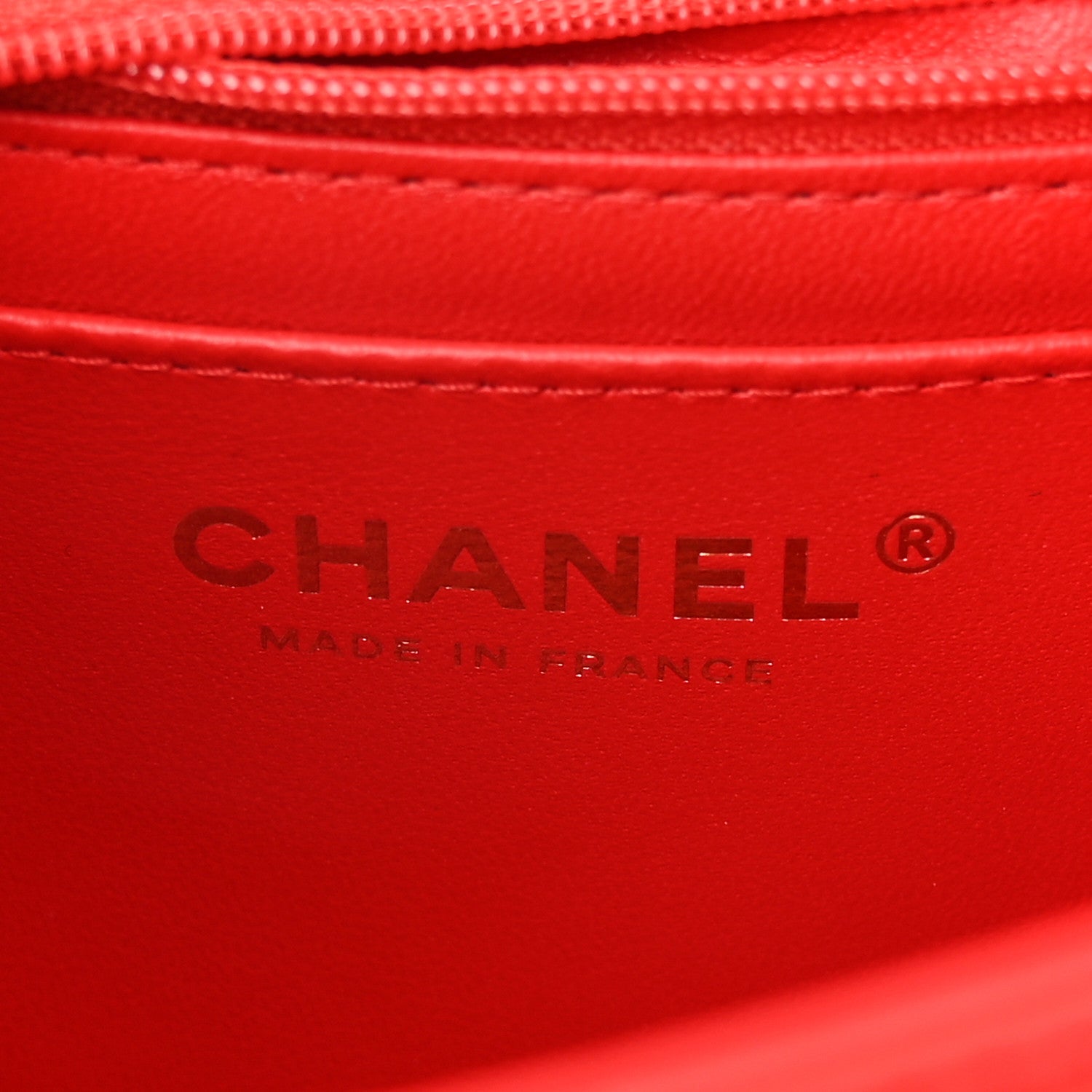 Chanel Lambskin Resin Crystal Square Quilted Monacoco Mini Flap Red 6 of 11