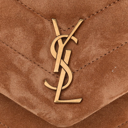 Saint Laurent Suede Toy Loulou Shoulder Bag Cinnamon 9 of 12