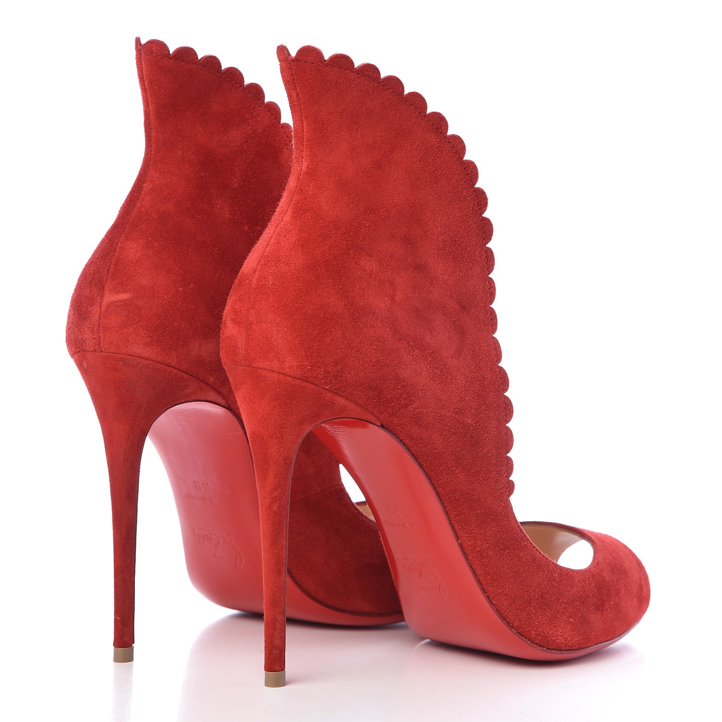 Veau Velours Pijonina 100 Booties 39 Rougissime