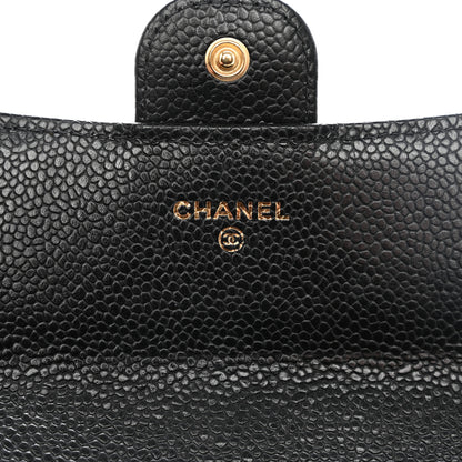 Chanel Caviar Quilted Large Flap Wallet Black 6 of 11
