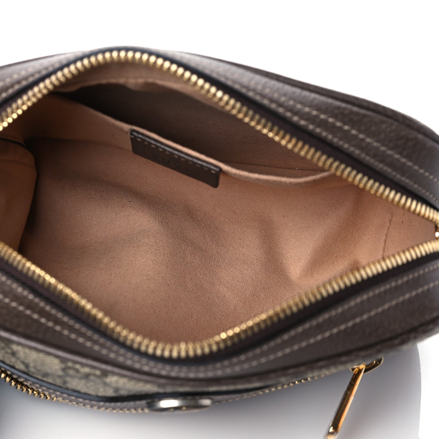 GG Supreme Monogram Small Ophidia Belt Bag 65 26 Dark Brown