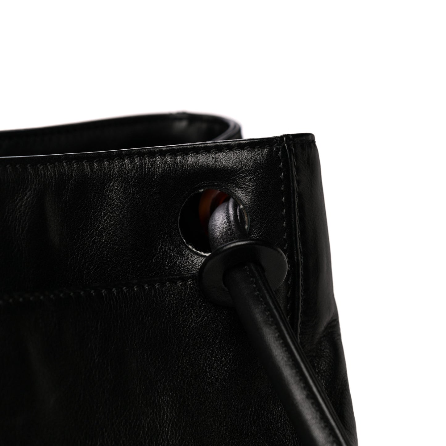 Lambskin CC Tassel Shoulder Bag Black