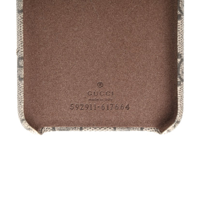 Gucci GG Supreme Monogram Top Handle iPhone XS Max Case Beige 5 of 5