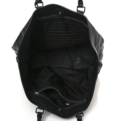 Prada Vitello Daino Tote Black 5 of 16
