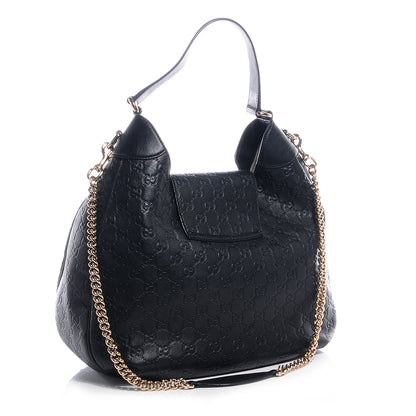 Gucci Guccissima Medium Emily Hobo Black 3 of 8
