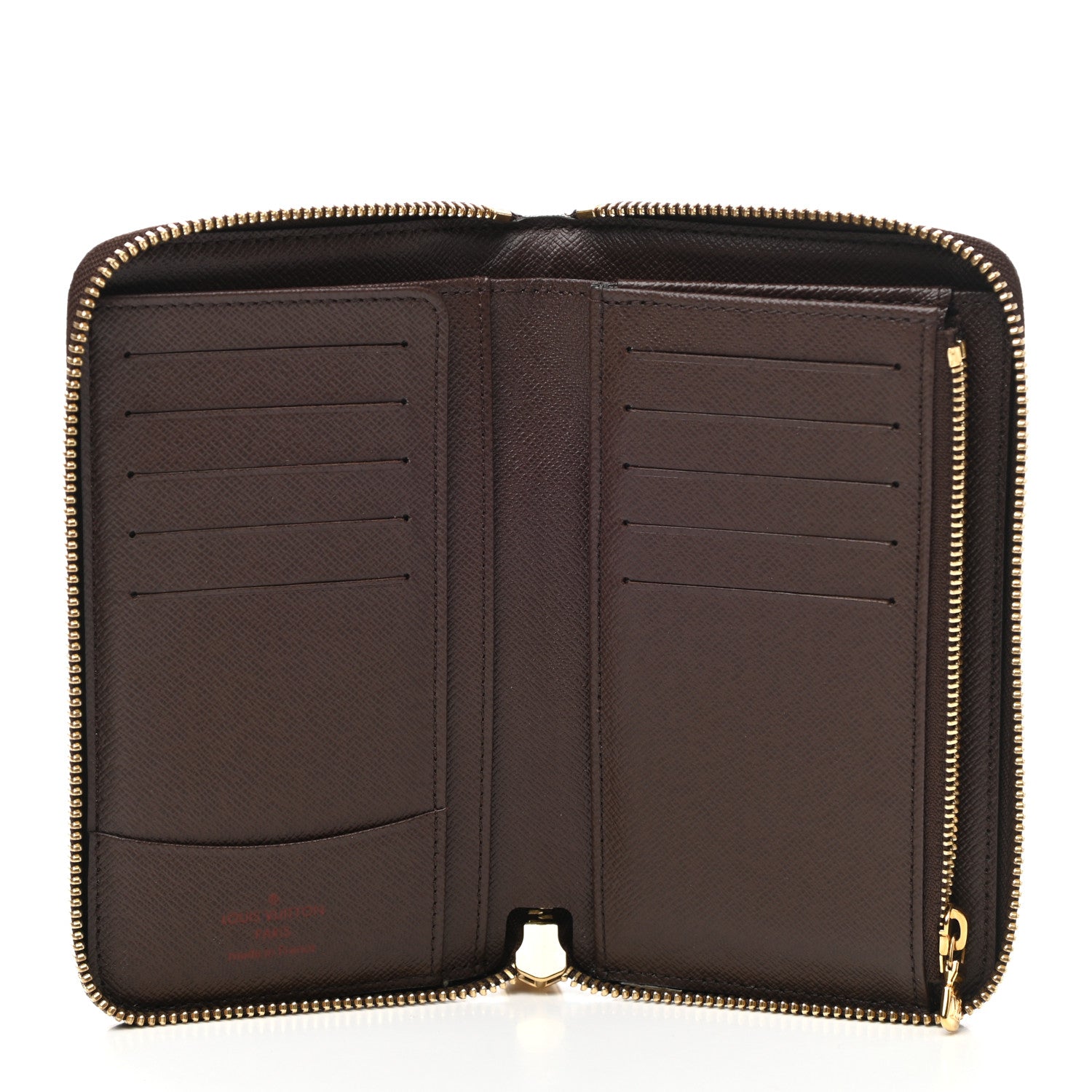 Louis Vuitton Damier Ebene Zippy Compact Wallet 5 of 9