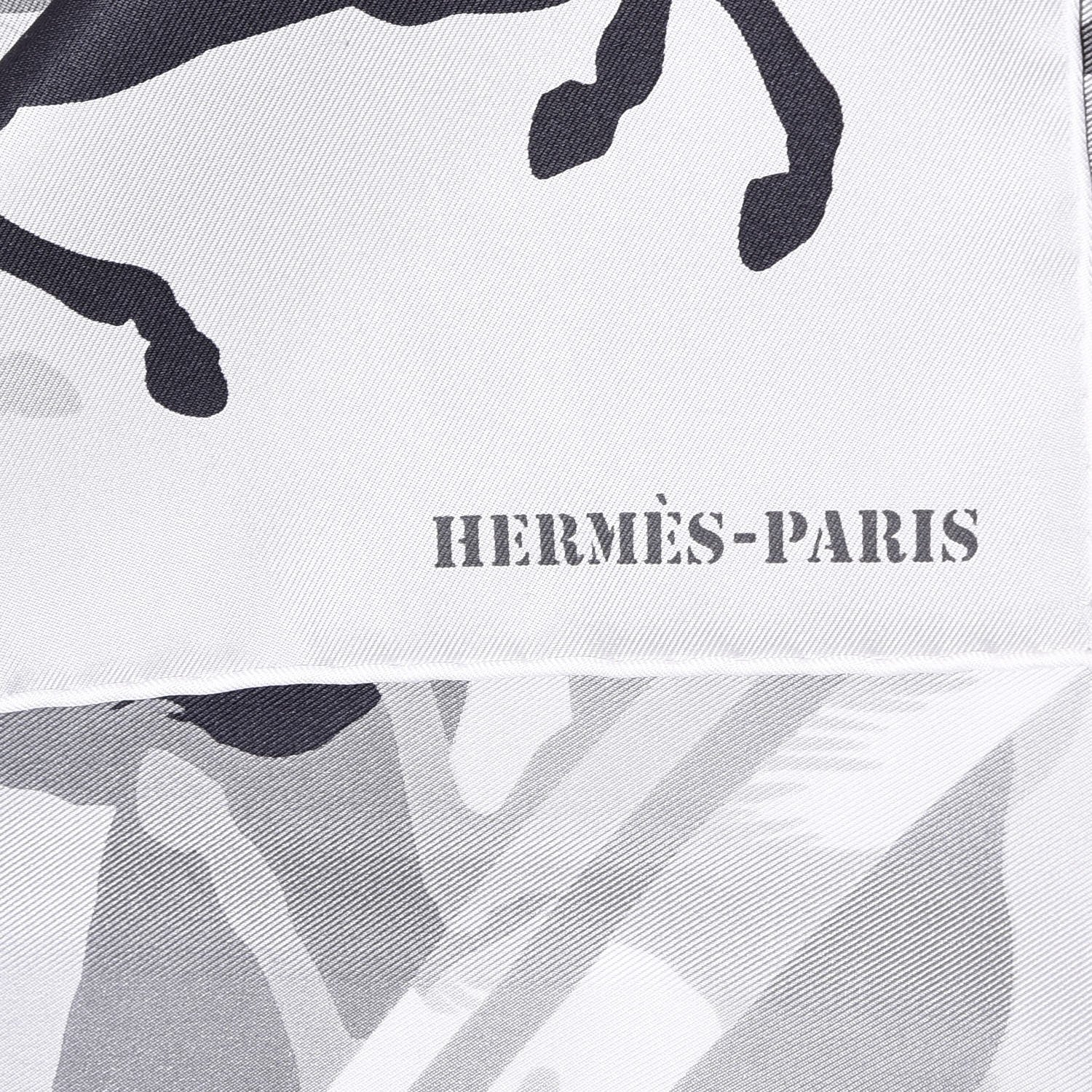 Hermes Silk Ex Libris En Camouflage Scarf 90 3 of 5
