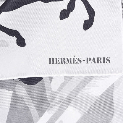 Hermes Silk Ex Libris En Camouflage Scarf 90 3 of 5