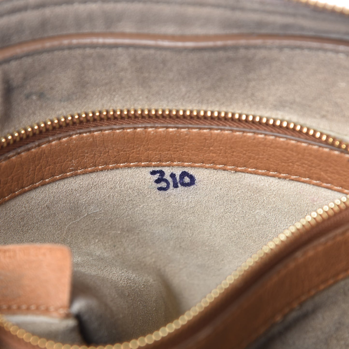 Deerskin Medium Dalston Shoulder Bag Brown