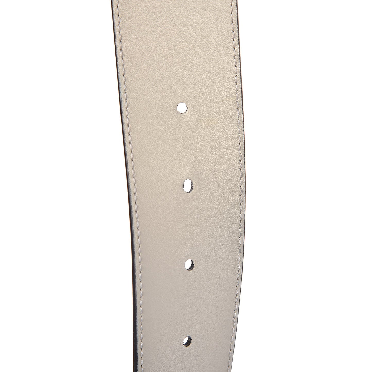 Calfskin Double G 40mm Belt 85 34 Mystic White