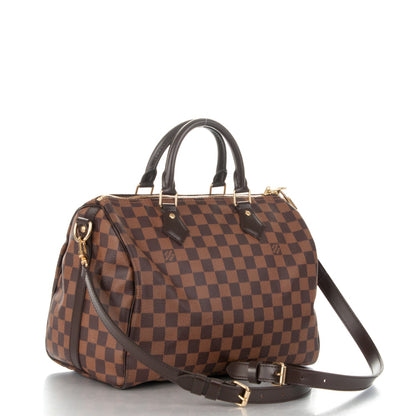 Louis Vuitton Damier Ebene Speedy Bandouliere 30 3 of 7