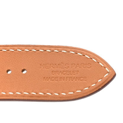 Hermes Barenia 44mm Apple Watch Single Tour Band Fauve 5 of 8