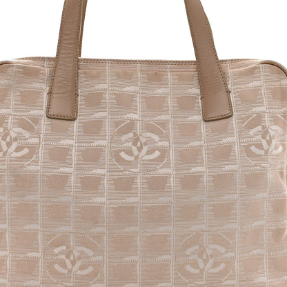 Chanel Nylon Travel Tote Beige 7 of 10