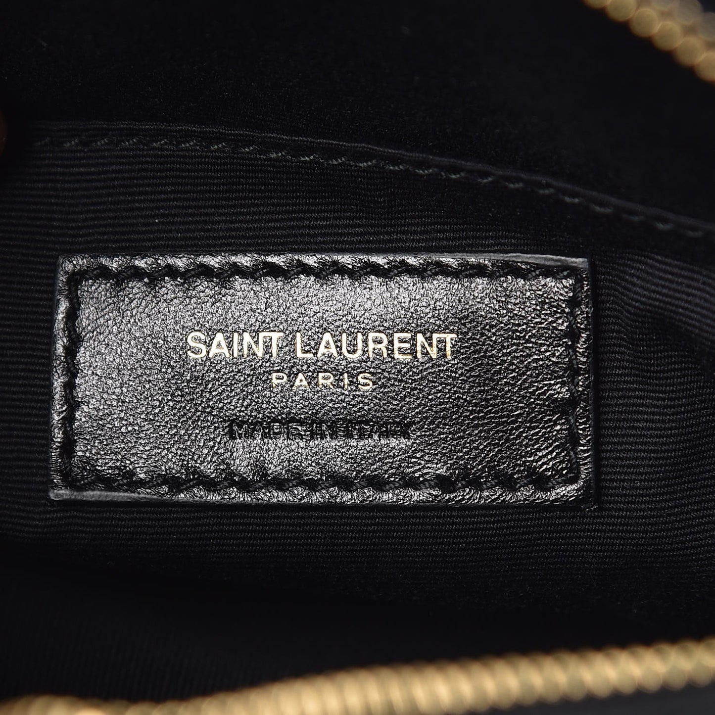 Calfskin Matelasse Monogram Lou Belt Bag Black