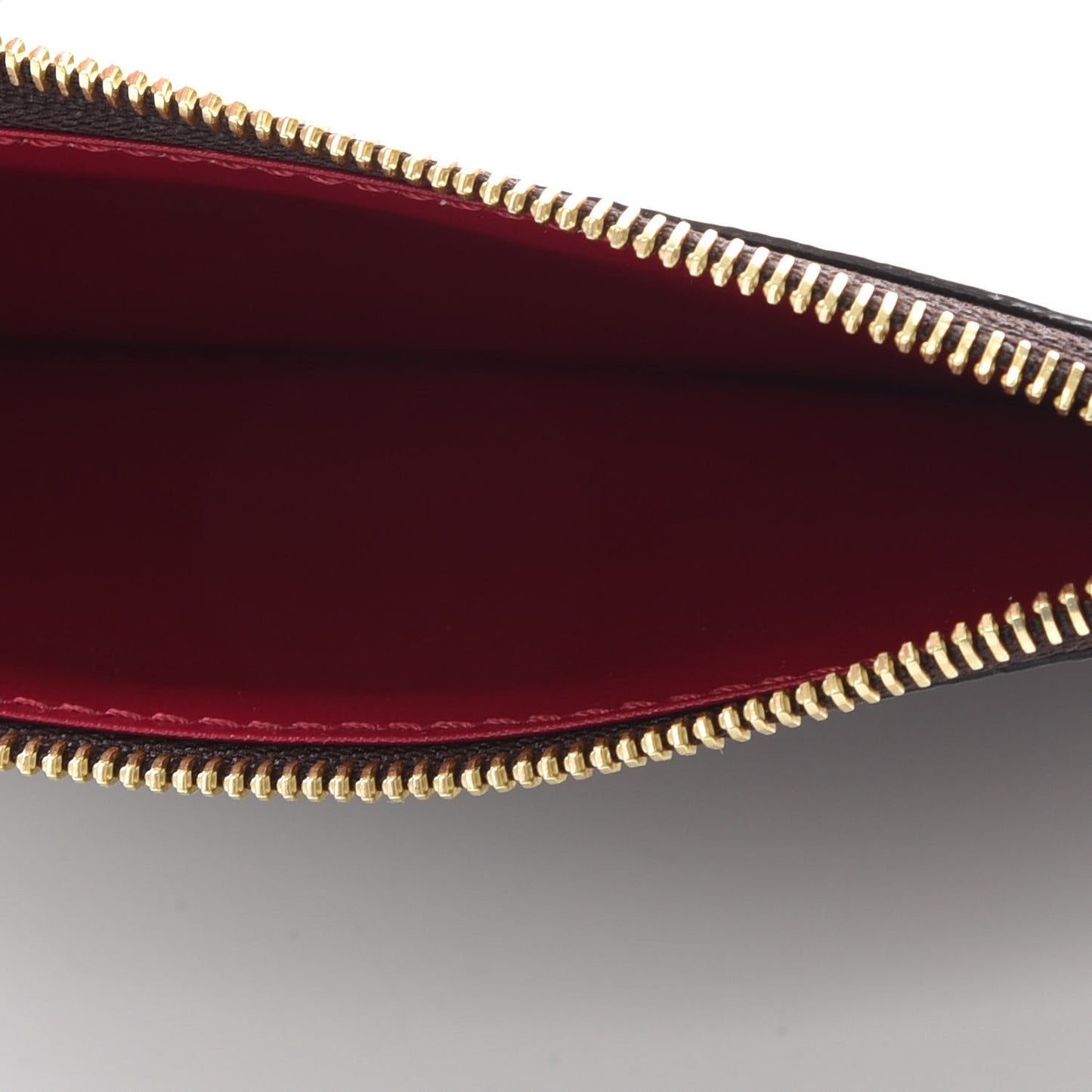 Monogram Felicie Chain Wallet Zippered Insert Fuchsia