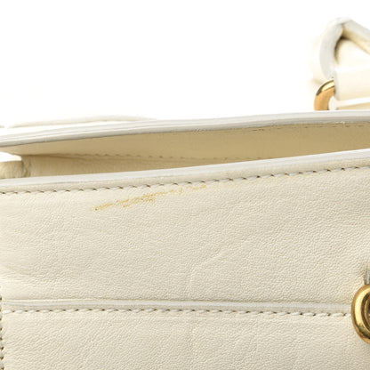 Saint Laurent Sheepskin Medium Cabas ChYc Chalk 11 of 11