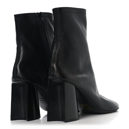 Balenciaga Shiny Soft Sheepskin Glove 80mm Ankle Boots 37.5 Black 5 of 8