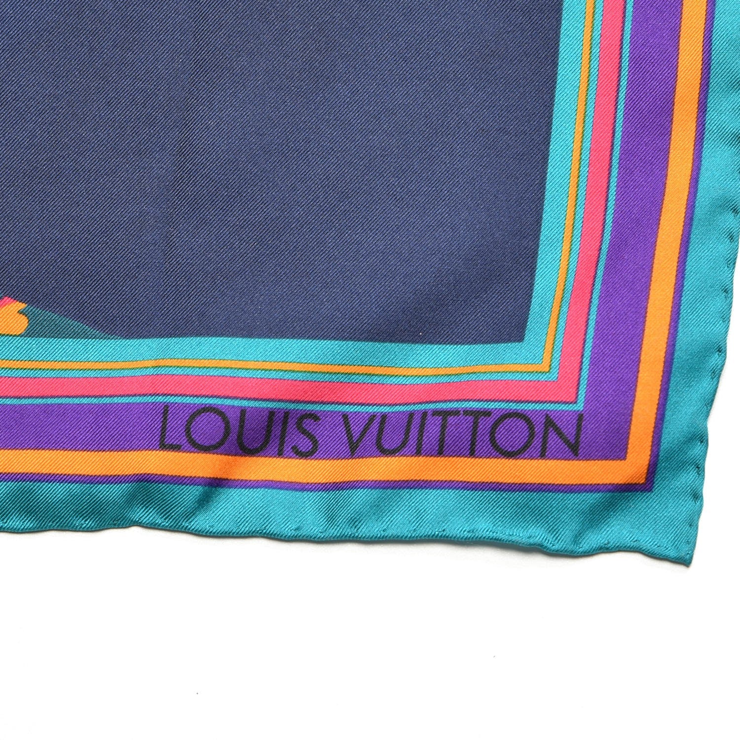 Louis Vuitton Silk Leopard Giraffe Scarf 3 of 6