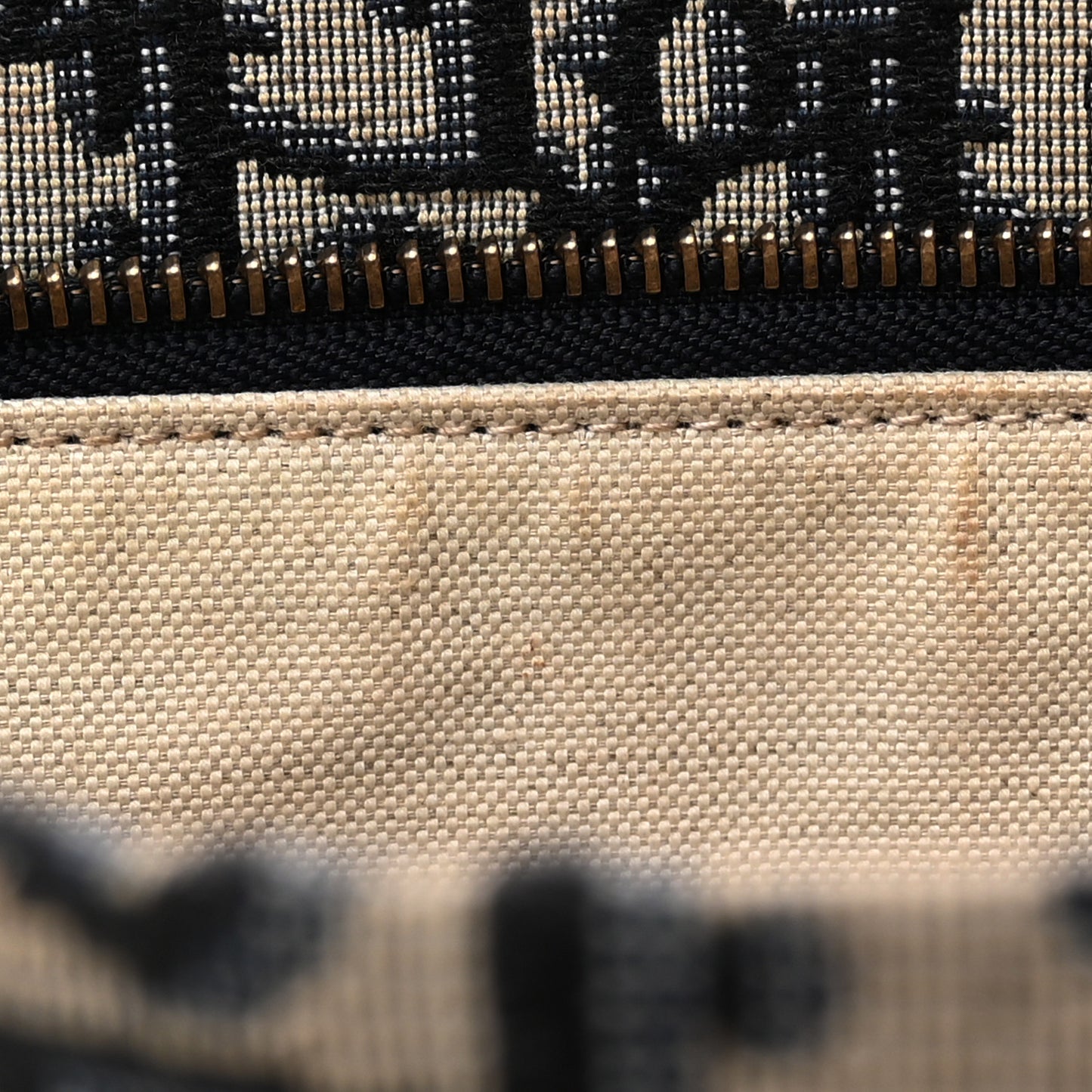 Oblique Zipped Pouch Clutch