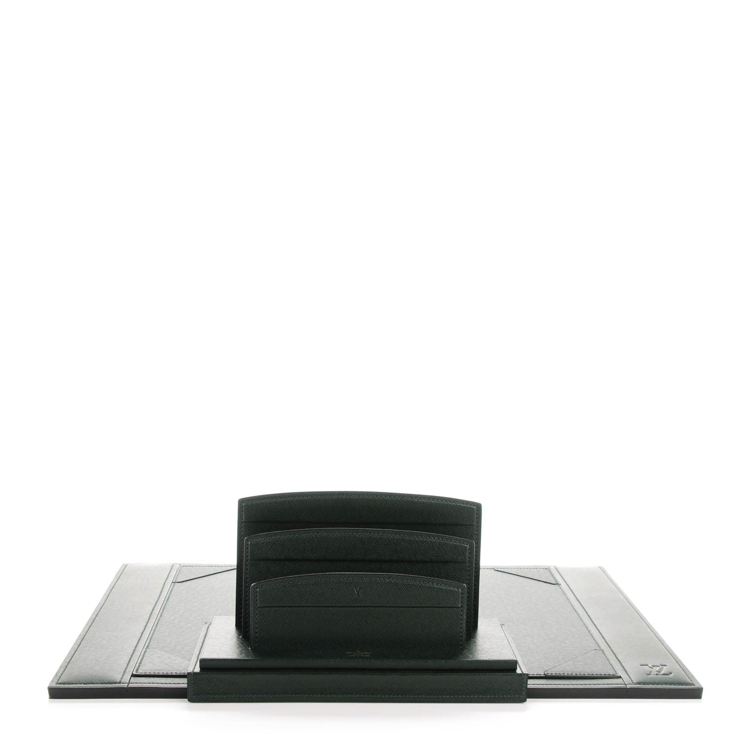 Louis Vuitton Taiga Accessoires De Bureau 2 Piece Desk Set Epicea 1 of 8