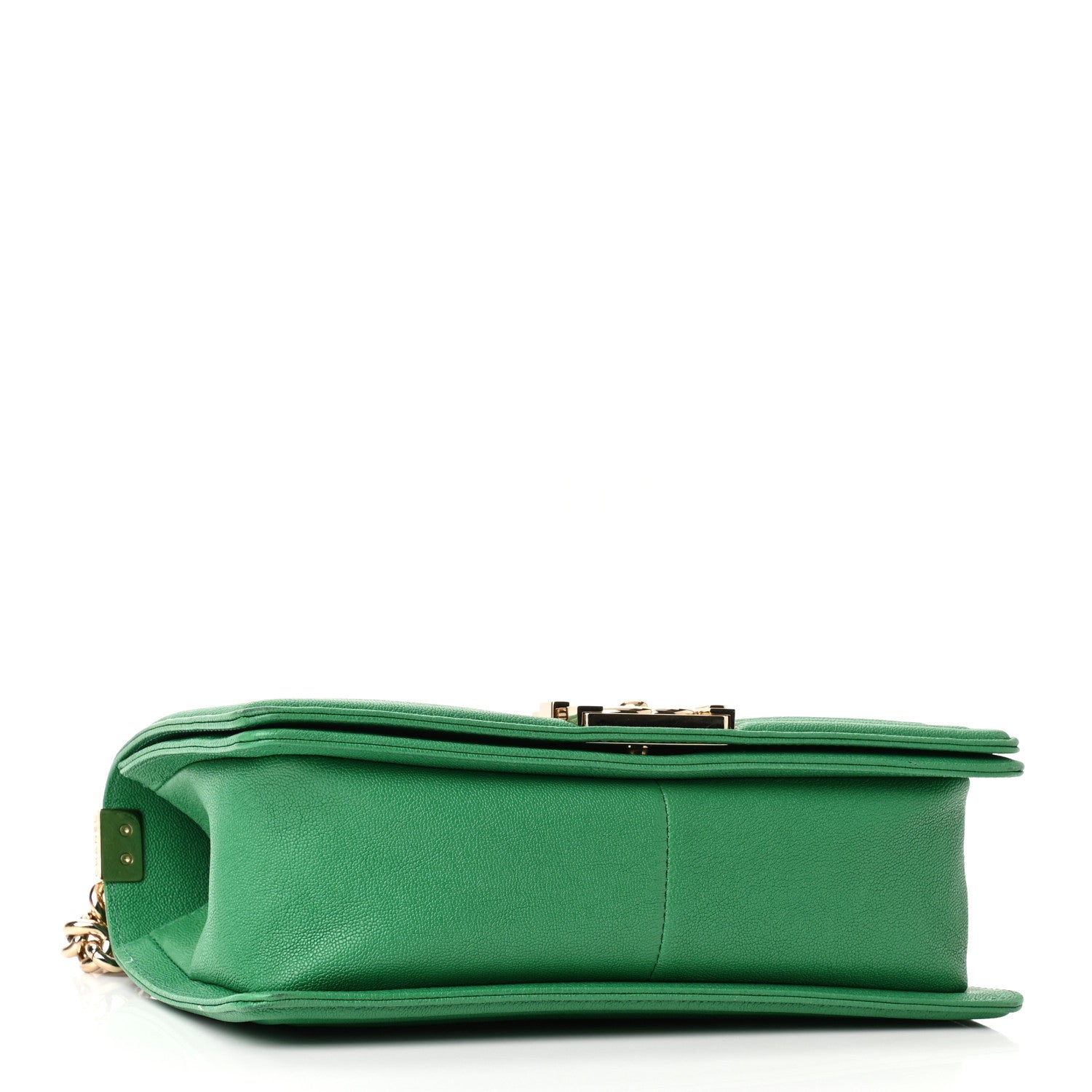 Chanel Caviar Quilted Medium Boy Flap Green 4 of 12